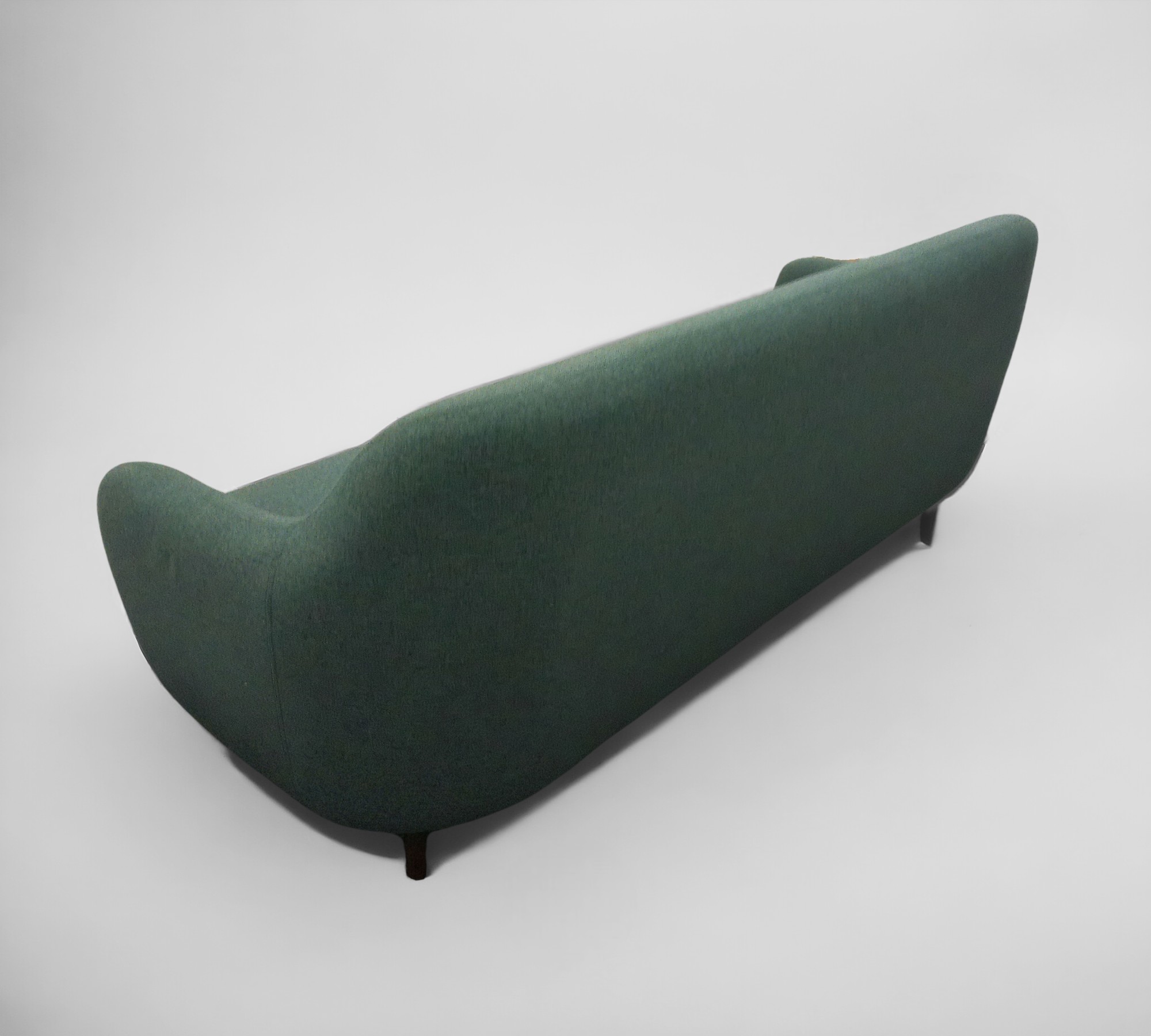 Lupo Sofa 3 Sitzer Eschenholz Orleans 59 Dunkelgrun